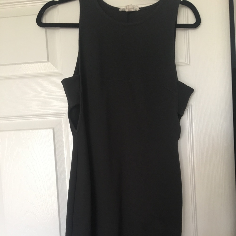 Forever 21 Dark Gray side cutout dress